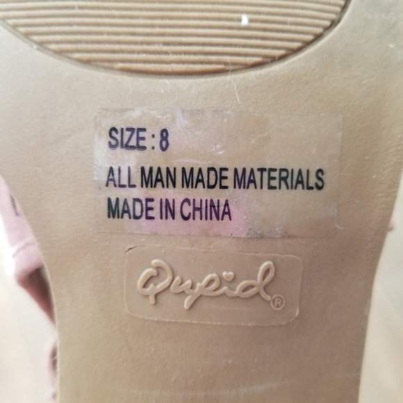 NWOT Qupid Womans Rose Colored Booties Sz.8 - Picture 6 of 6